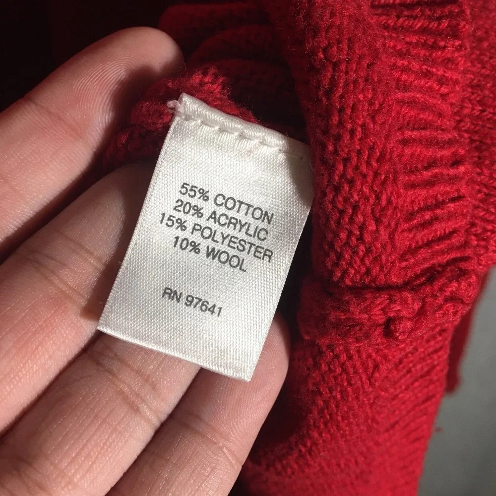 Womens J Jill Sweater Turtleneck Holiday Christmas Party Casual Winter Fall - Picture 5 of 5
